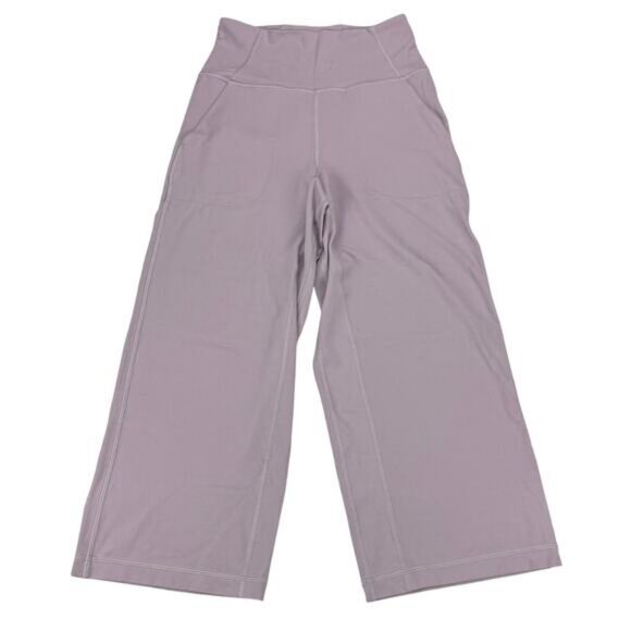 LULULEMON Align Wide Leg Crop Size 4 Violet Verbena - Picture 3 of 6
